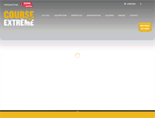 Tablet Screenshot of course-extreme.com